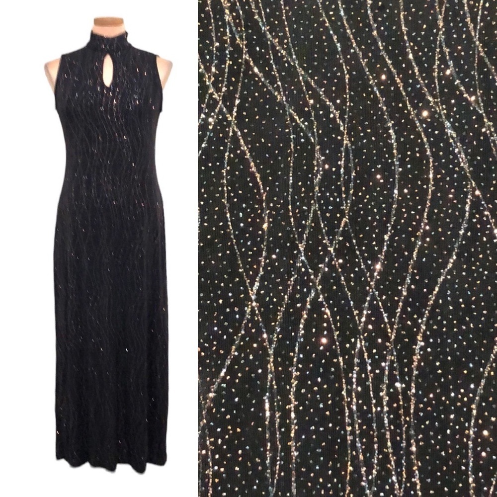 Vintage 90s Y2K Formal Gown Dress Size Large Petite